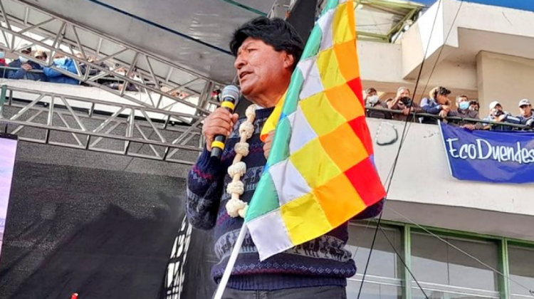 Evo Morales. Foto: Su Twitter