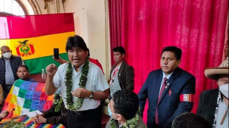 El líder del MAS en Perú. Foto: Facebook Wilson Quispe