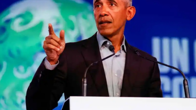 Barack Obama en la COP26. Foto. RRSS