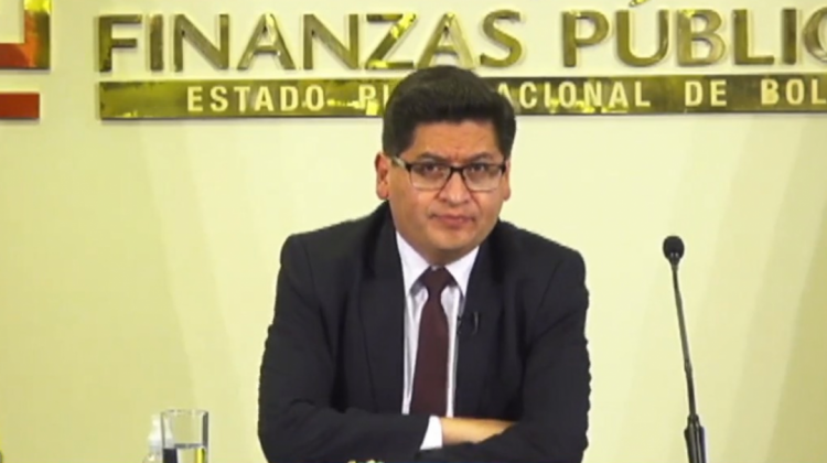 Ministro de Economía, Marcelo Montenegro. Foto: captura de video