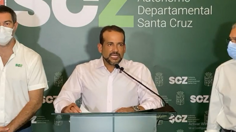 Gobernador de Santa Cruz, Luis Fernando Camacho. Foto: ANF
