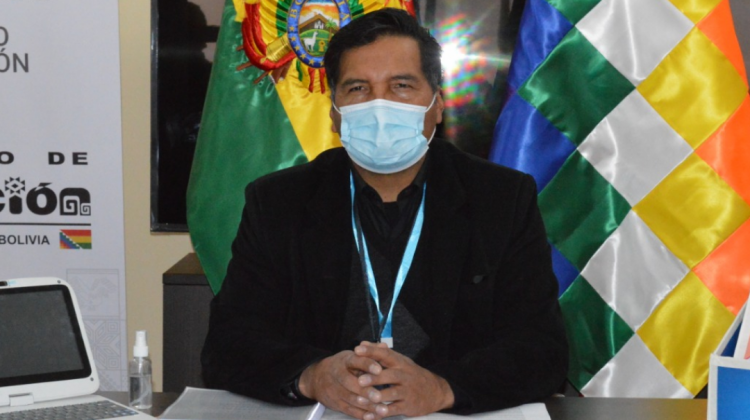 El exministro Adrián Quelca. Foto: Ministerio de Educación