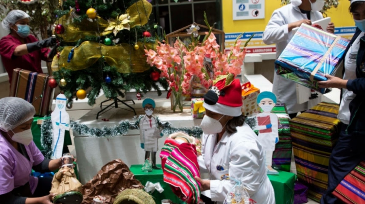 Preparativos en Bolivia para Navidad. Foto. RRSS