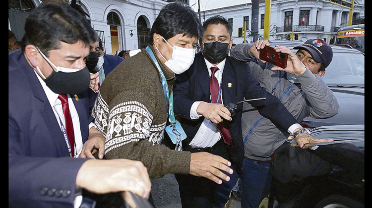 Evo Morales en Perú. Foto: Internet