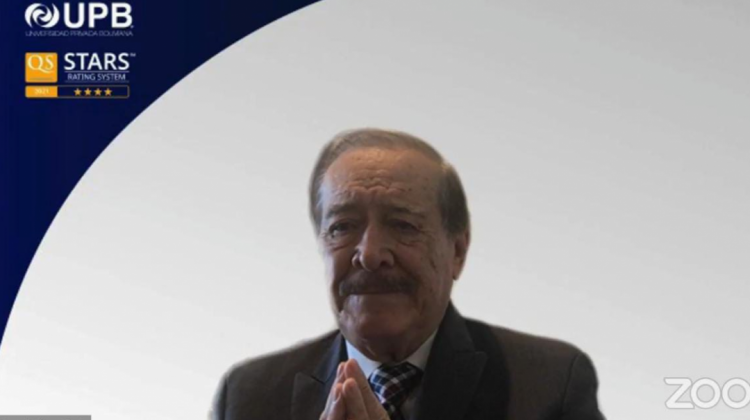 Captura de pantalla de una de las charlas UPB Talks. Imagen: UPB