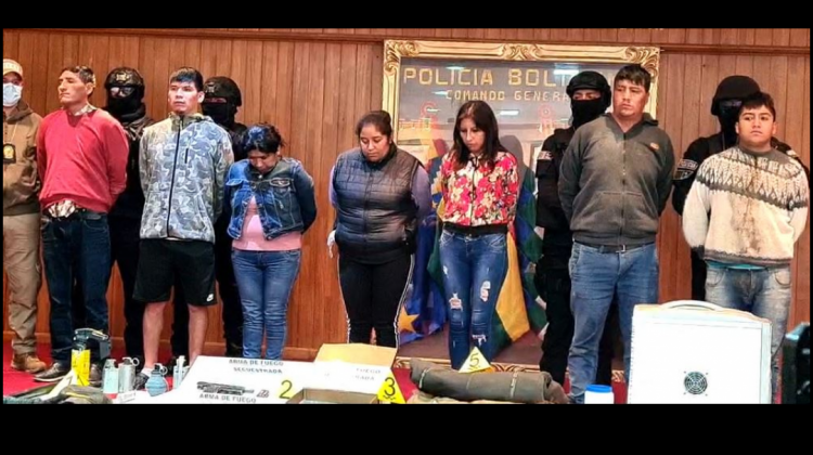 Desbaratan Banda Criminal Que Atracó A Una Mujer En El Alto Y Dispararon Contra Dos Policías 8436