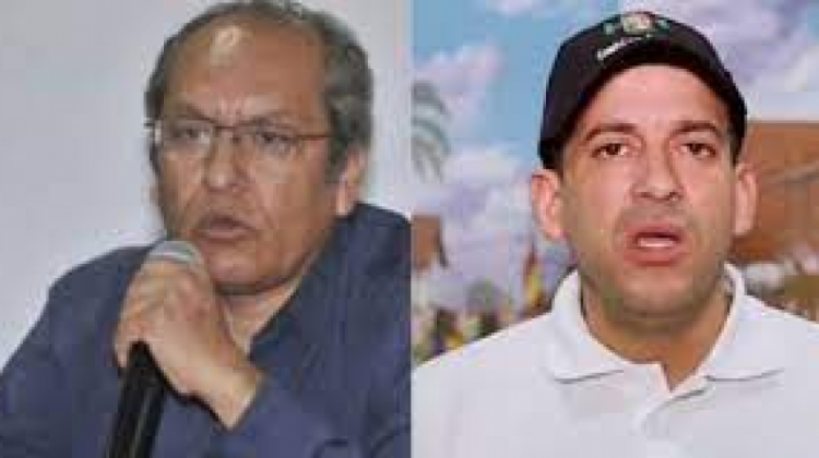 Walter Chávez y Luis Fernando Camacho. Foto: Infotarija