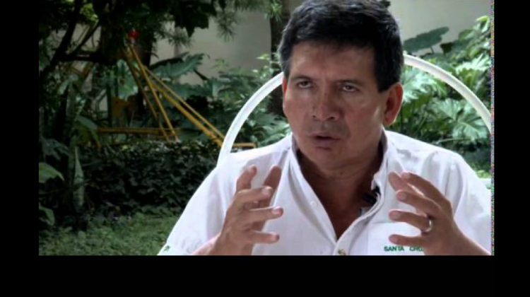 Secretario ejecutivo de la Central Obrera Departamental (COD) de Santa Cruz, Rolando Borda. Foto: YouTube