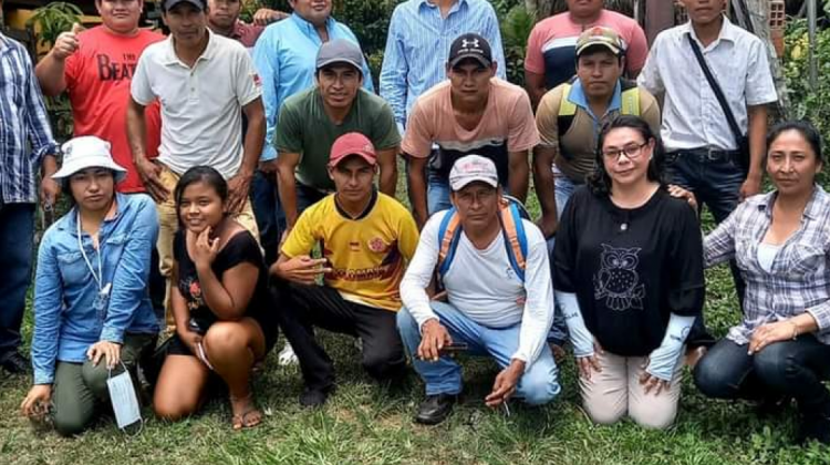 Indígenas terminaron un proceso de capacitación. Foto. RRSS