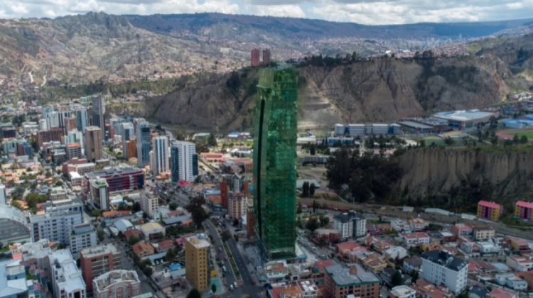 El edificio Green Tower. Foto: Comunicación