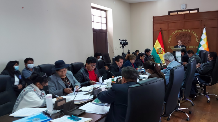 Comisión Mixta de Constitución del Legislativo. Foto: ANF.