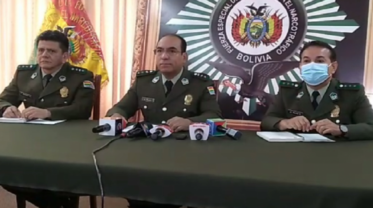 Miembros de la Fuerza Especial de Lucha Contra el Narcotráfico. Foto. Captura video