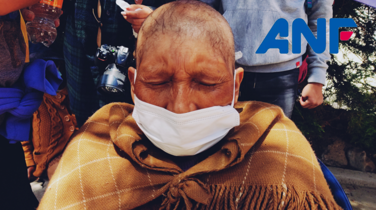 Fermina, una de las pacientes cin cáncer del Hospital de Clínicas. Foto: ANF