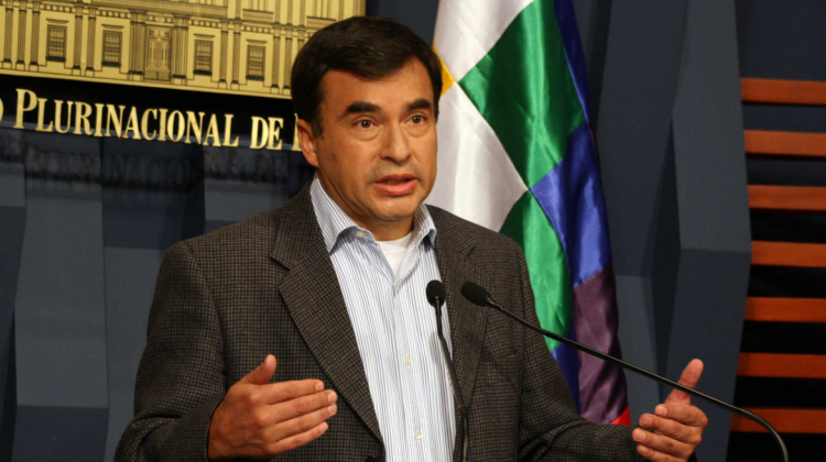 Exministro de la Presidencia, Juan Ramón Quintana. Foto: Viceministerio de Comunicación.