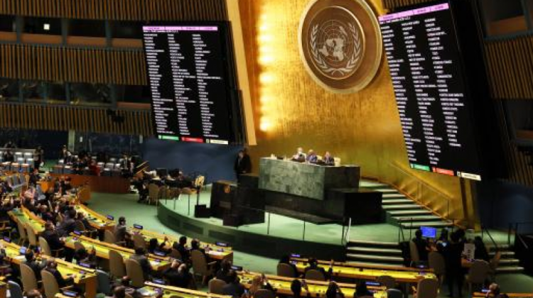 Votación en la ONU. Foto: El Tiempo