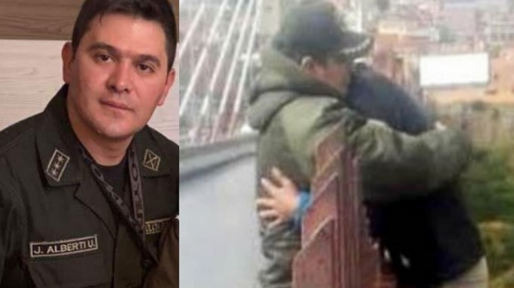 Javier Alberti Uzqueda, el "policía héroe" de 2019 con antecedentes de narcotráfico, secuestro y otros delitos, ahora es implicado en la venta de autos robados en Chile.