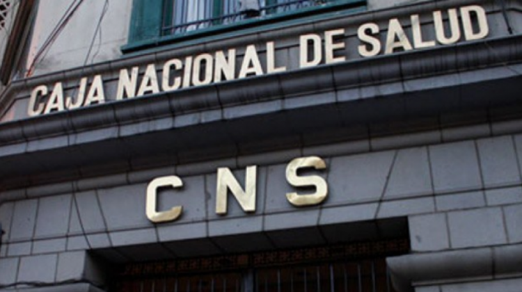Frontis de la CNS en La Paz. Foto: ANF.