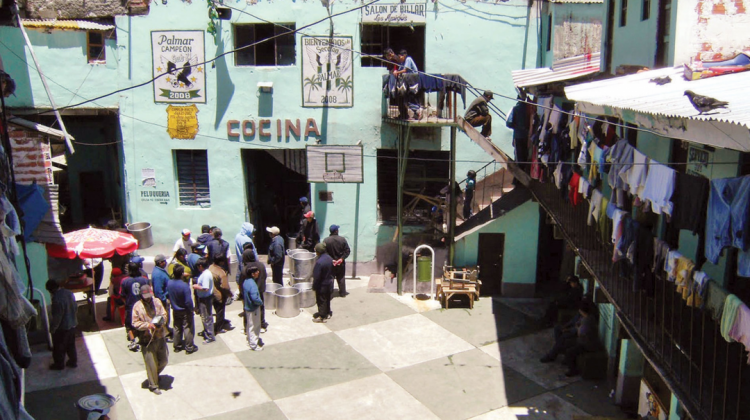Sección del penal de San Pedro de La Paz. Foto: El Mundo