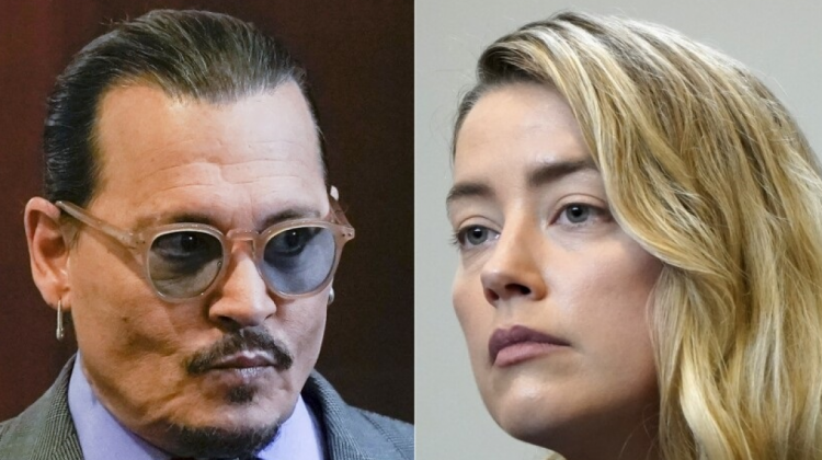 Johnny Depp y su su exesposa Amber Heard.  Foto: El Comercio