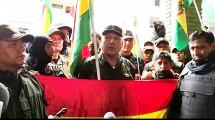 El excomandante Departamental de la Policía de Cochabamba, coronel Jaime Zurita, en 2019. Foto: Erbol