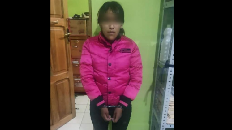 Marlene O., mujer sentenciada por el infanticidio de un niño de 6 años en Llallagua. Foto:  El Potosí
