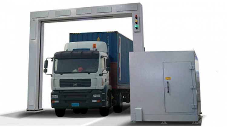 Imagen referencia de escaner aduanero moderno, modelo TH2000 Certificación CE, ISO, Ukas. Foto: Safeway System