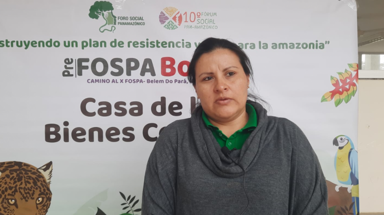 Alejandra Anzaldo, directora CIPCA Beni. Foto. ANF