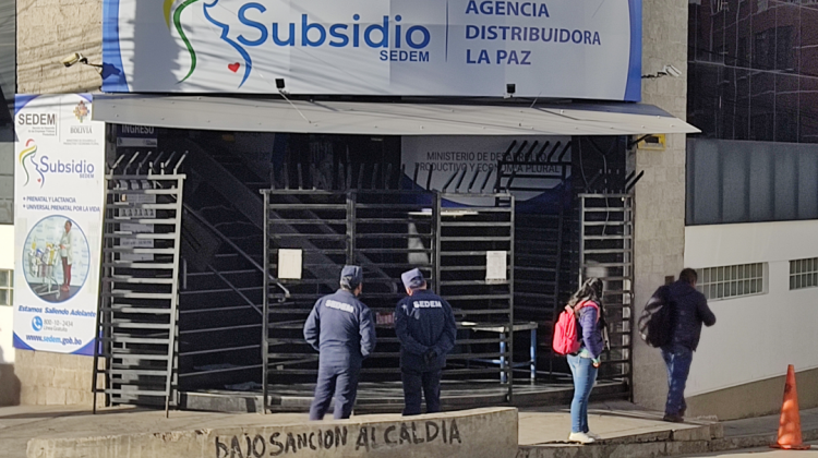 El subsidio en La Paz. Fotto: ANF