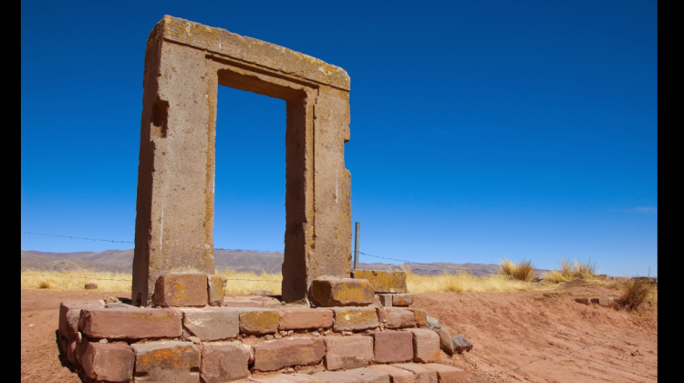 El monumento lítico de Tiwanaku denominado Puerta de la Luna que pudo ser dedicado al satélite natural de la Tierra. Foto: J. GARAY