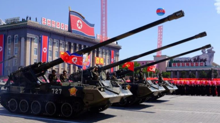 Tanques del ejército de Corea del Norte.  Foto: HispanTV