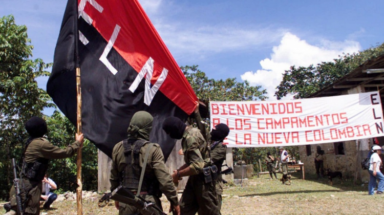 Un campamento del Ejército de Liberación Nacional (ELN).