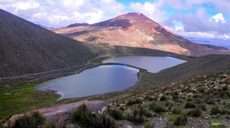 Lagunas del Kari Kari. Foto: Correo del sur