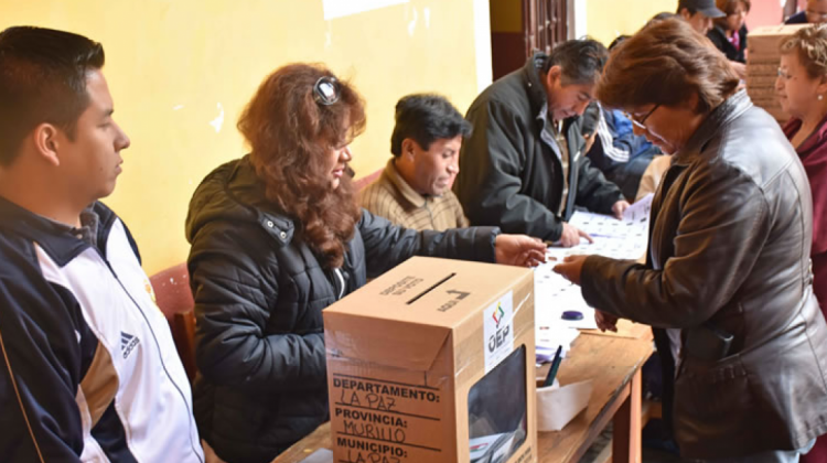Tribunal Supremo Electoral inaugura jornada de elección de autoridades judiciales. Foto: Bolivia.com