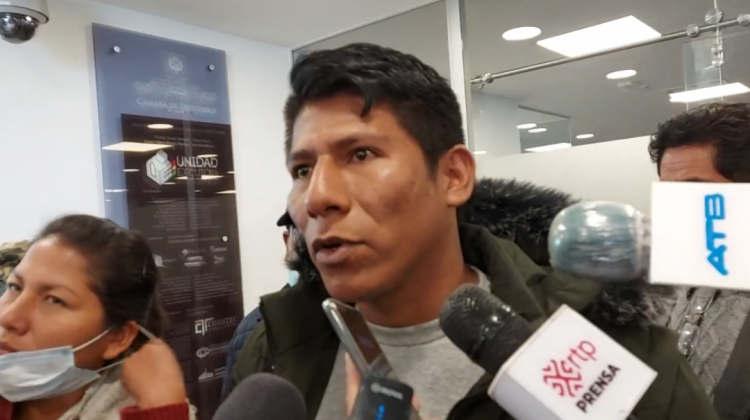 Arnold Alanes, dirigente cocalero del mercado de coca paralelo en La Paz. Foto: ANF.