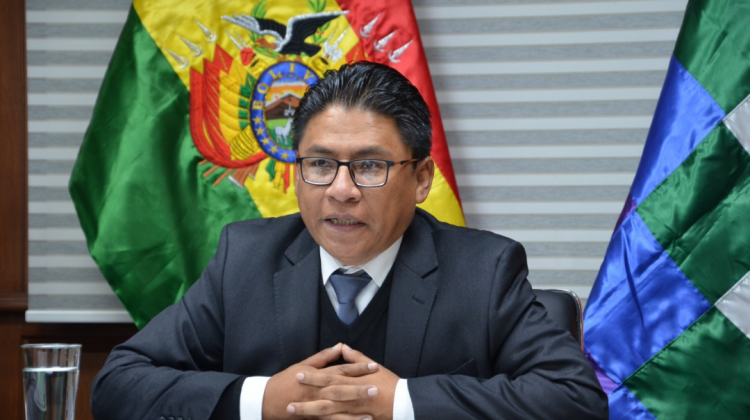 Ministro de Justicia, Iván Lima. Foto: Ministerio de Justicia.