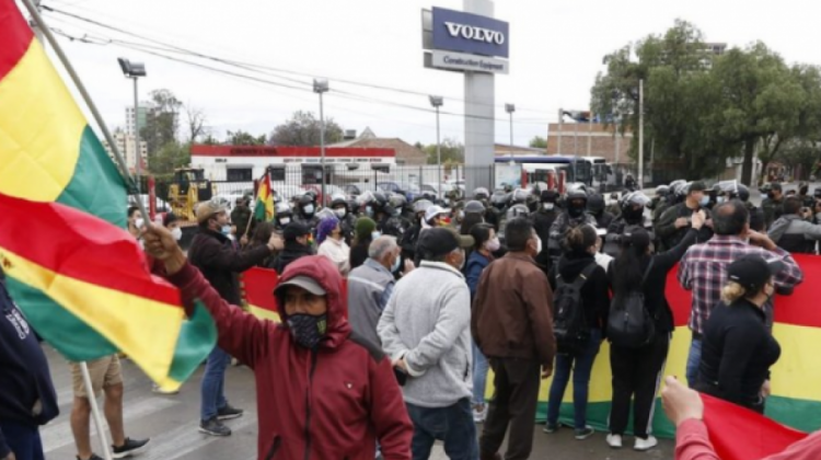 Imagen referencial sobre protestas nacionales