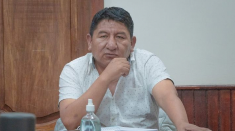 Jhonny Mamani, gobernador de Potosí. Foto: ANF