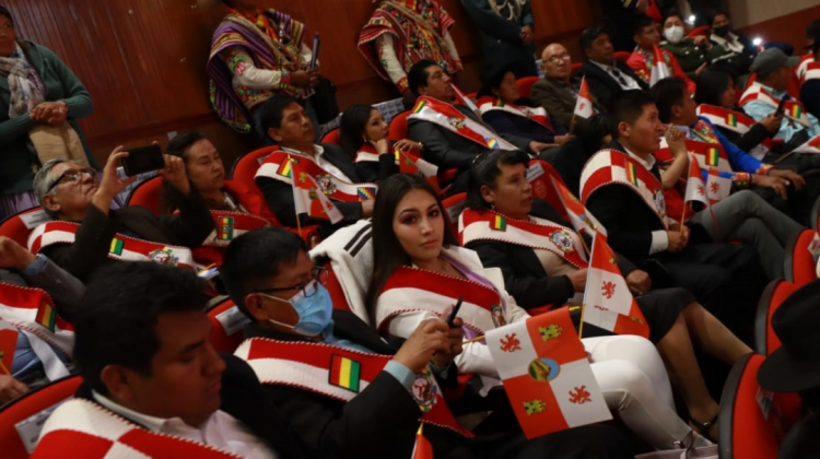 Sesión de Honor por el aniversario de Potosí. Foto: ABI