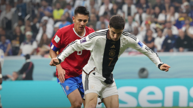 Alemania se elimina del Mundial pese a la victoria sobre Costa Rica.   Foto: Twitter FIFA