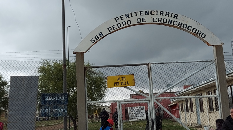 Ingreso a la cárcel de Chonchocoro. Foto: ANF.