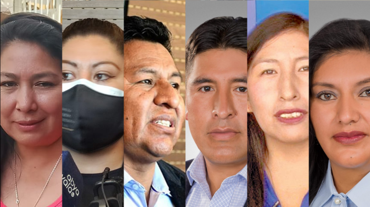 Los seis diputados expulsados del MAS. Foto: Opinión