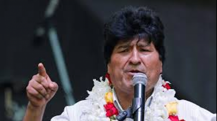 El expresidente, Evo Morales. foto: Internet.
