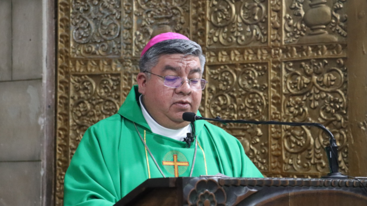 El obispo de la diócesis de El Alto, monseñor Giovani Arana. Foto: Iglesia