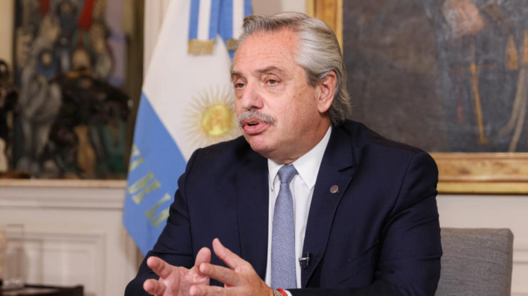 Presidente de Argentina, Alberto Fernández. Foto: ABI