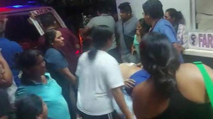 La víctima fue trasladada a La Paz. Foto: RRSS