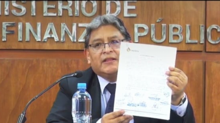 Presidente del Banco Central de Bolivia (BCB), Edwin Rojas. Foto: captura pantalla.