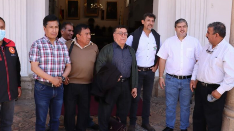 Representantes cívicos del país se reunieron en Sucre. Foto: RRSS
