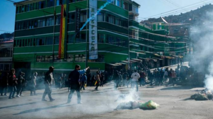 El año pasado los cocaleros fueron gasificados de forma excesiva por la Policía. Foto: ANF