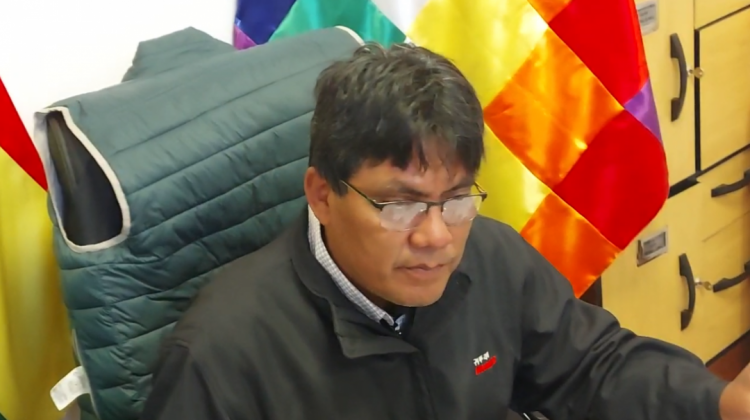Héctor Arce, diputado del MAS. Foto y video: ANF.