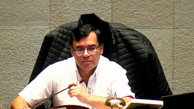El presidente de la Cámara de Diputados, Jerges Mercado. Foto: Captura de pantalla
